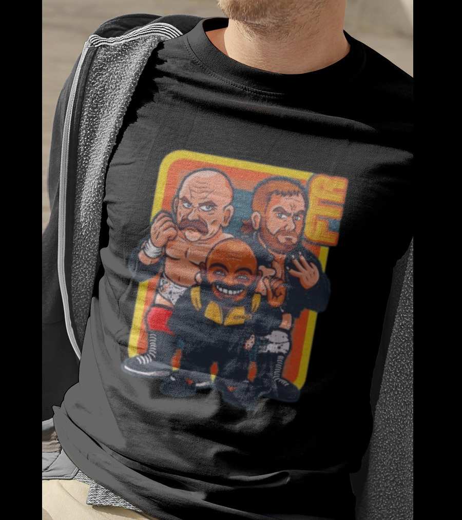 FTR And Stokely Hathaway Cartoon Characters Wrestlers T-Shirt