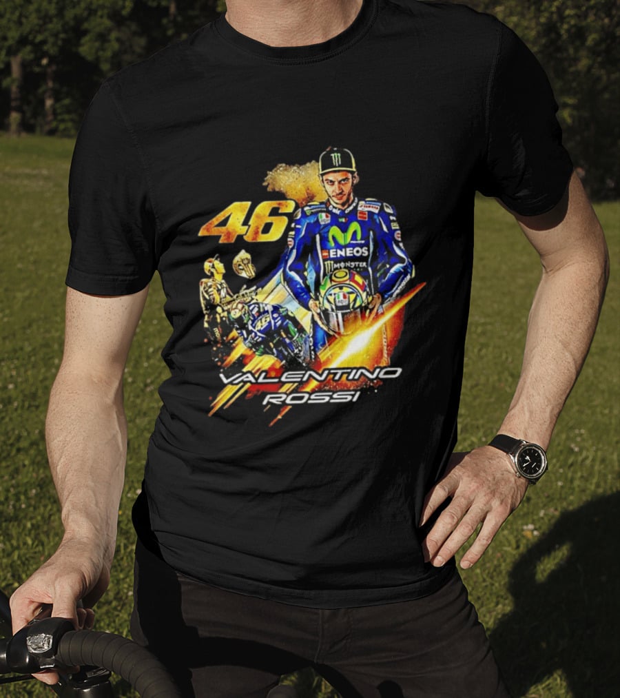 Valentino Rossi 46 MotoGP Eneco Monster Racing Legend T-Shirt