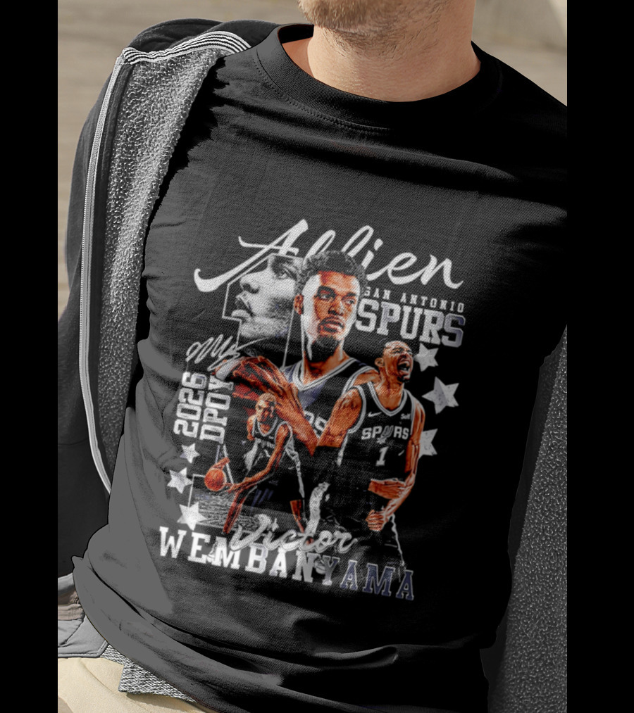 Victor Wembanyama Alien San Antonio Spurs 2026 DPOY T-Shirt