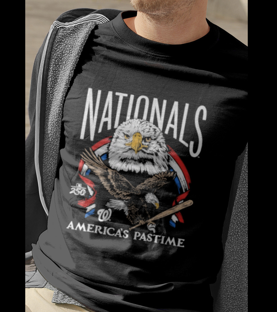 Nationals America's Pastime 250th Celebration Bald Eagle T-Shirt