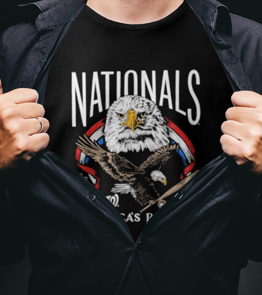Nationals America's Pastime 250th Celebration Bald Eagle T-Shirt