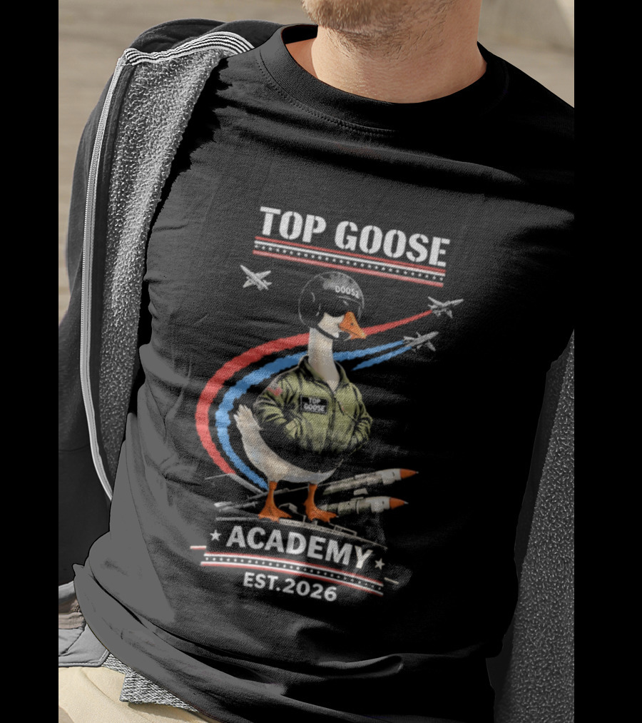 Top Goose Academy 40th Anniversary Wingman Forever Est. 2026 T-Shirt