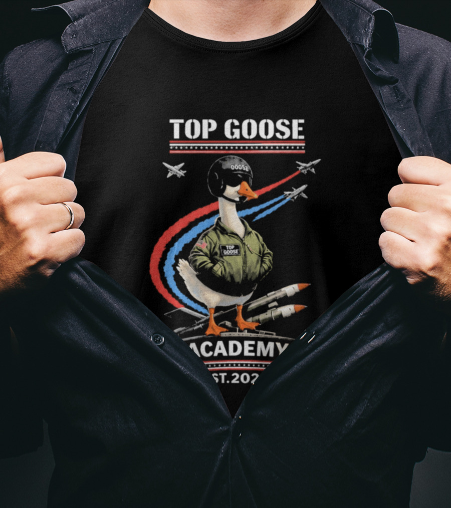 Top Goose Academy 40th Anniversary Wingman Forever Est. 2026 T-Shirt