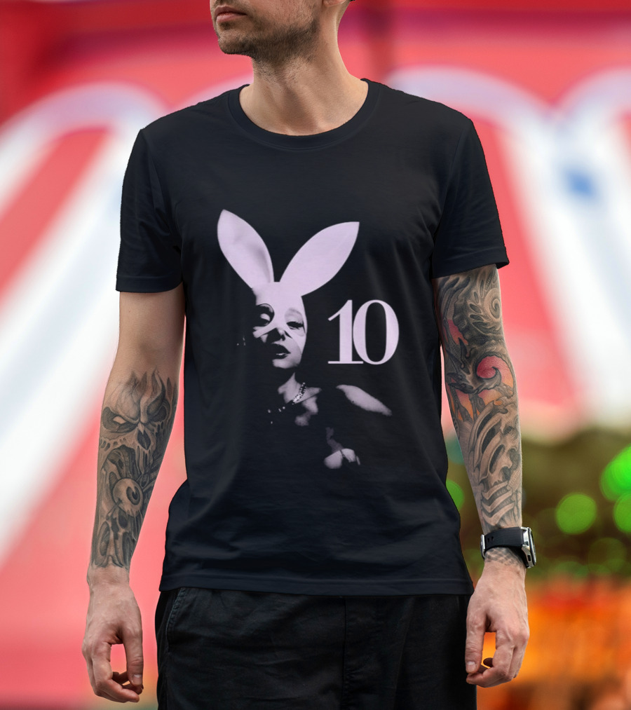 Ariana Grande Dangerous Woman Album Bunny Mask 10 T-Shirt
