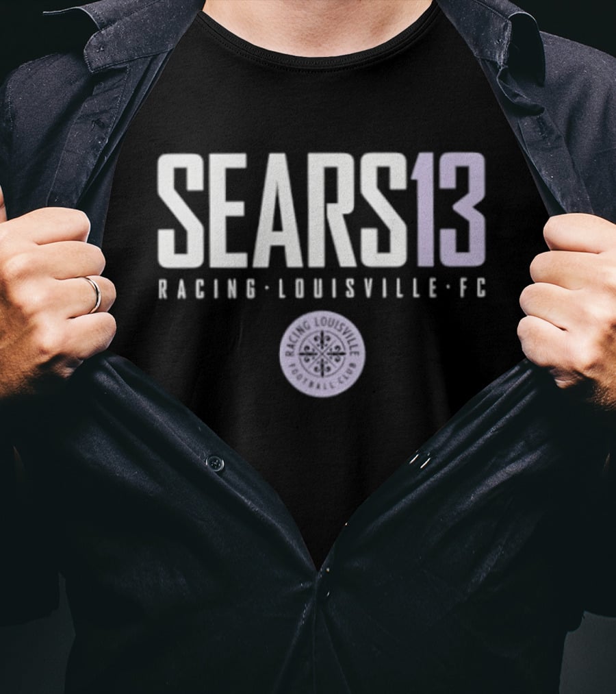 SEARS 13 Racing Louisville FC NWSL T-Shirt