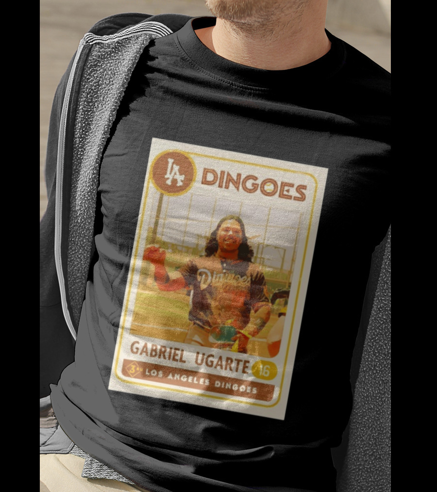 Los Angeles Dingoes Gabriel Ugarte 16 Player Card T-Shirt