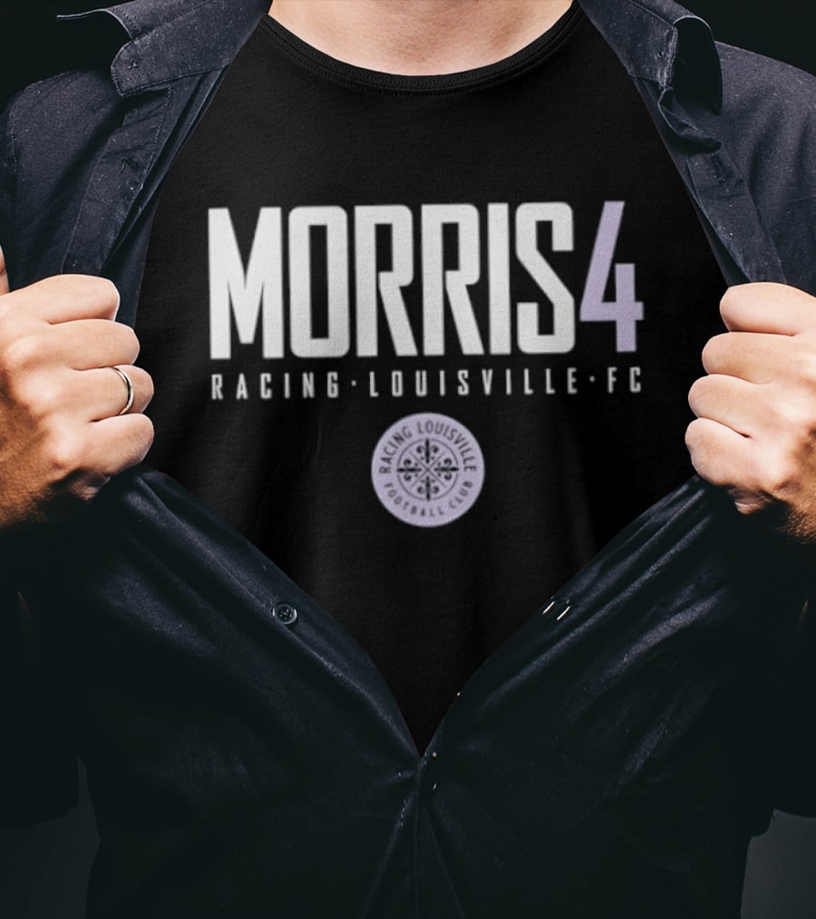 Makenna Morris 4 Racing Louisville FC NWSL T-Shirt