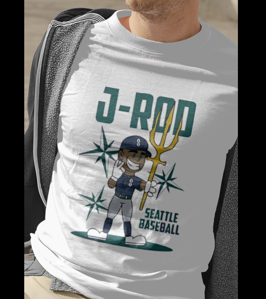Julio Rodríguez J Rod Seattle Baseball MLB Players Mariners T-Shirt
