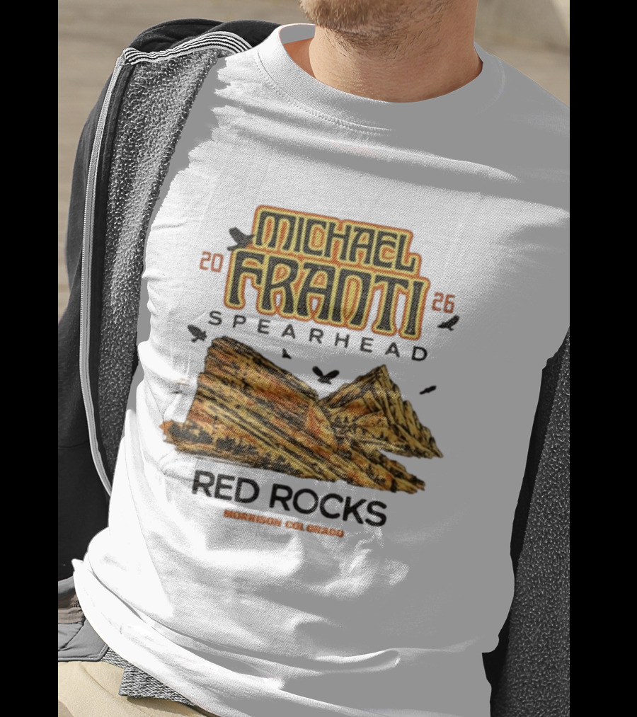 Michael Franti Spearhead 2026 Red Rocks Morrison Colorado T-Shirt