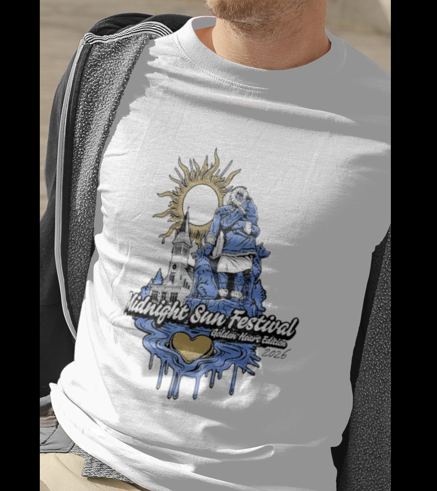 Midnight Sun Festival Golden Heart Edition 2023 T-Shirt
