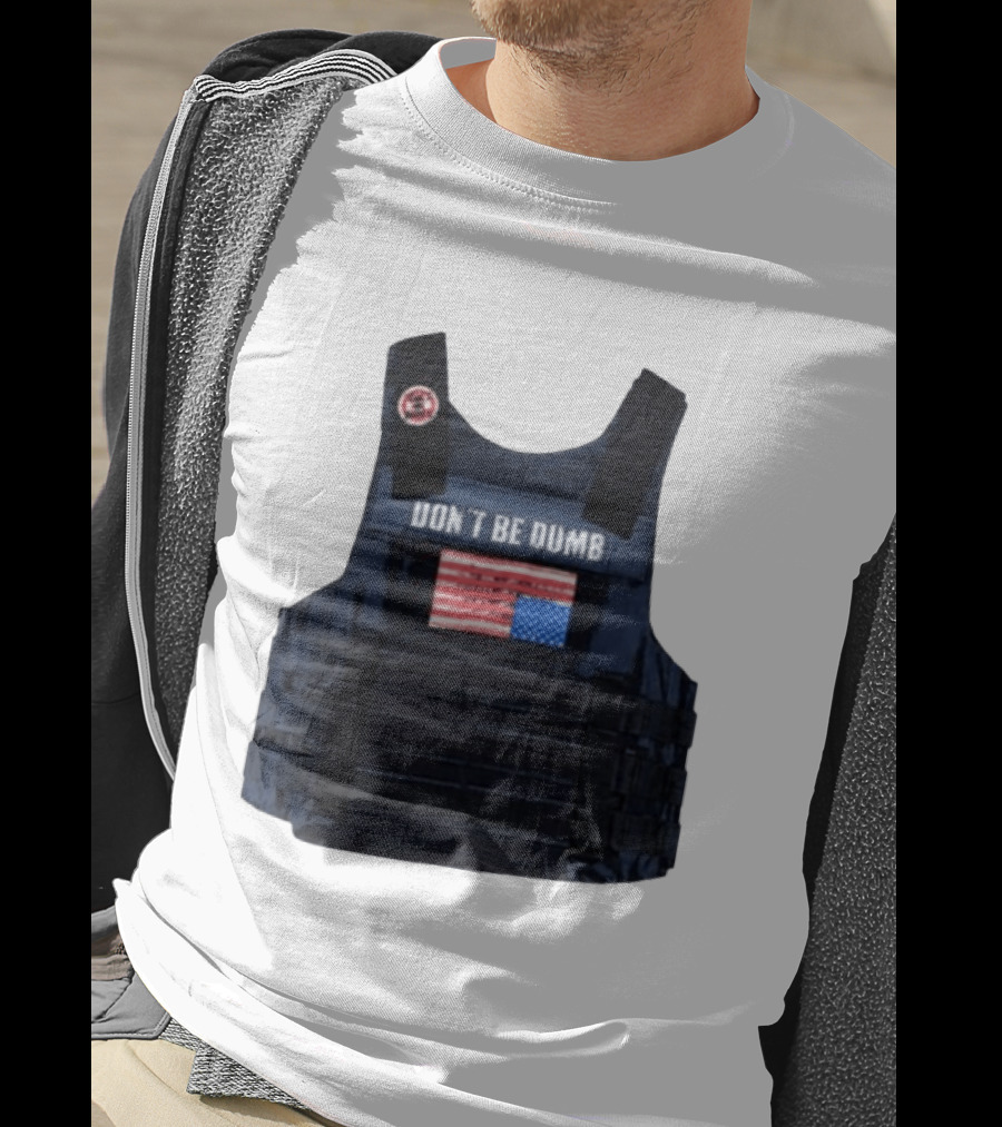 Original A$AP Rocky Don't Be Dumb Tour Tactical Vest With Patch T-Shirt