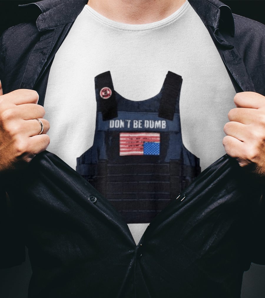 Original A$AP Rocky Don't Be Dumb Tour Tactical Vest With Patch T-Shirt