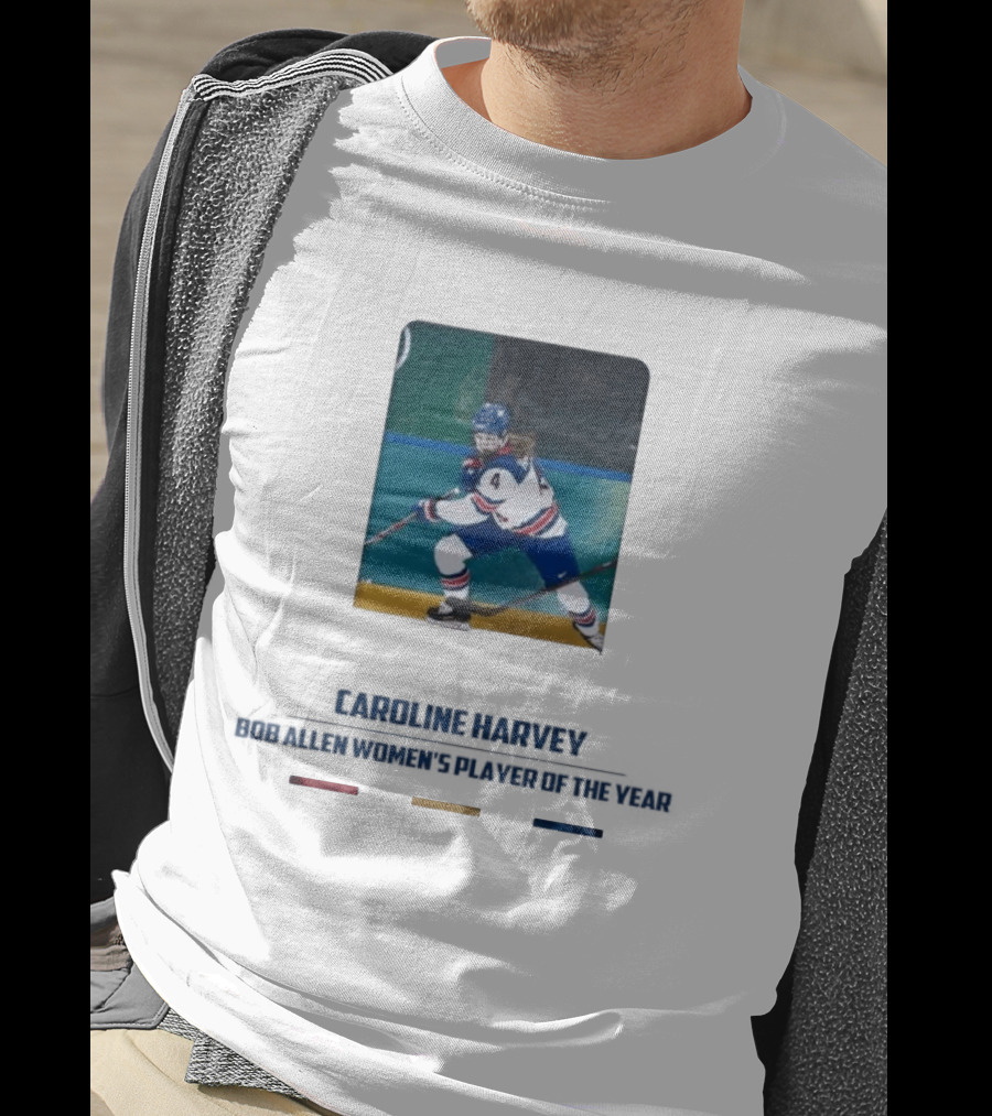 Caroline Harvey Bob Allen Women's Player Of The Year Ice Hockey USA Team 4 T-Shirt