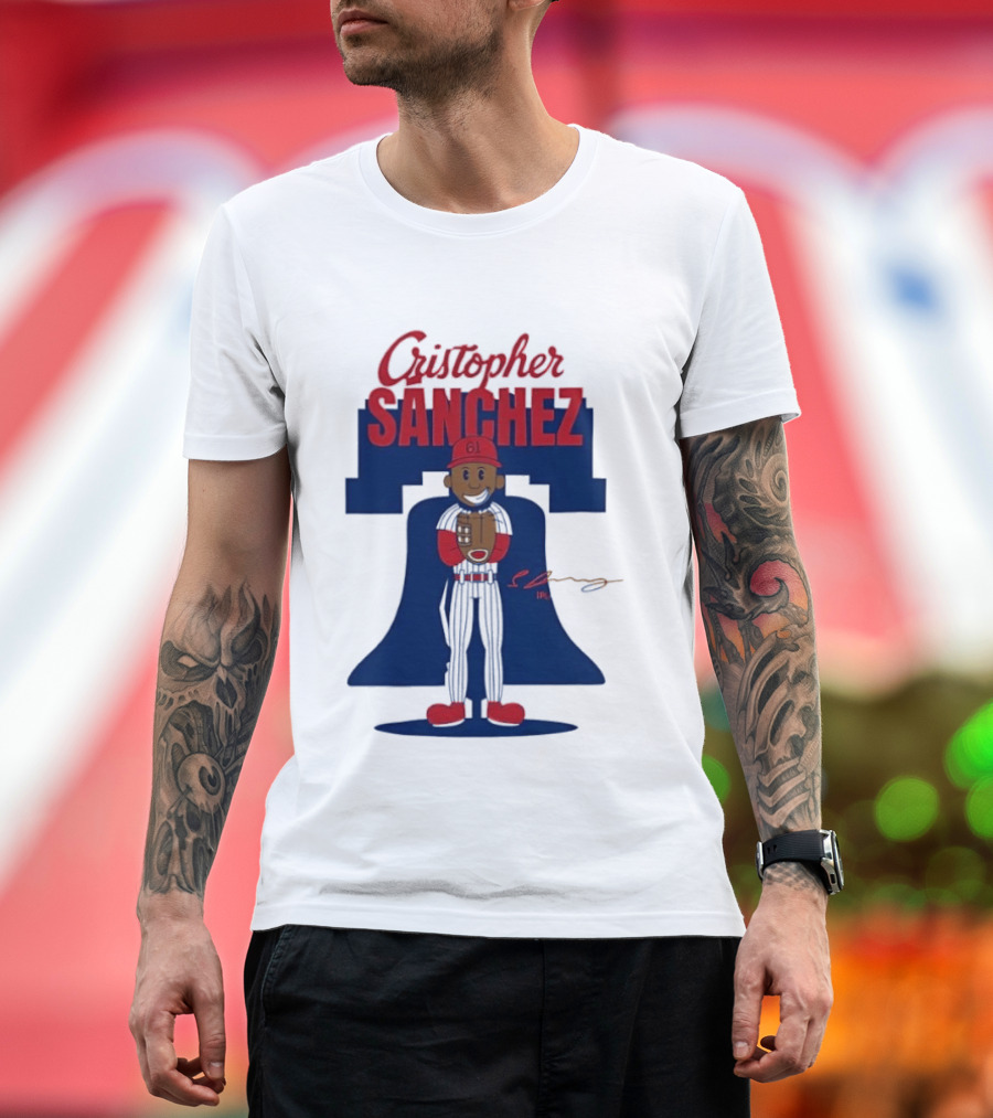 Cristopher Sanchez Philadelphia Phillies MLB Player Number 61 T-Shirt
