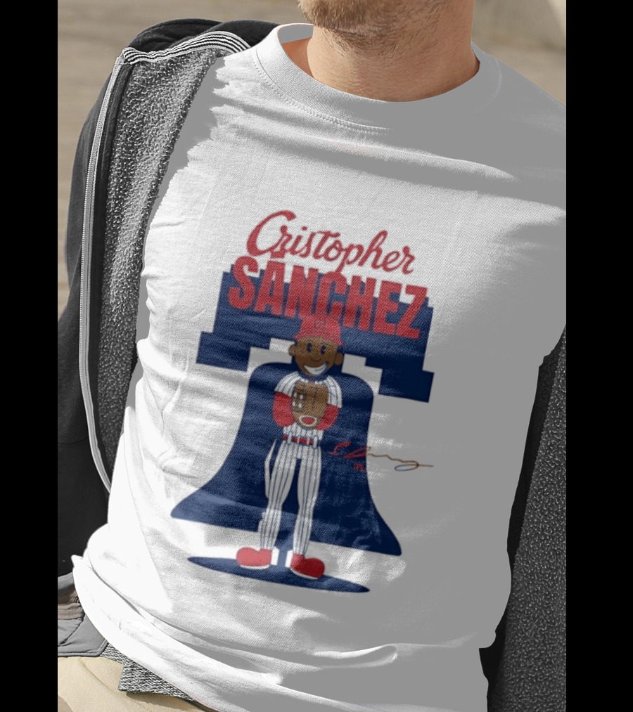 Cristopher Sanchez Philadelphia Phillies MLB Player Number 61 T-Shirt
