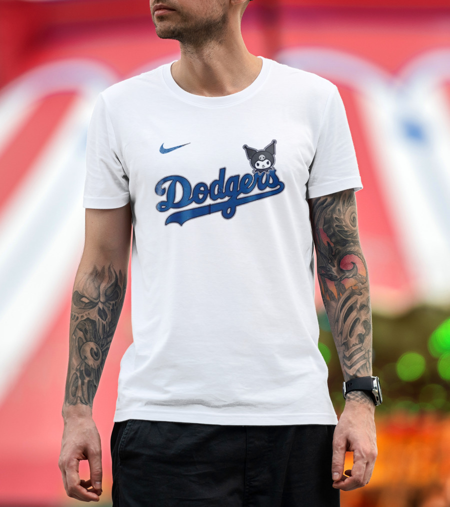 Nike Los Angeles Dodgers Kuromi Collaboration T-Shirt