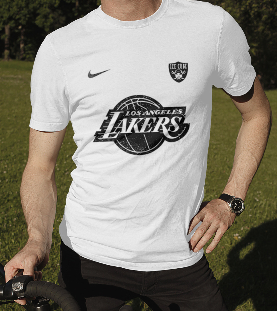 Los Angeles Lakers Ice Cube Truth To Power Four Decades Of Attitude Tour Nike Collaboration T-Shirt