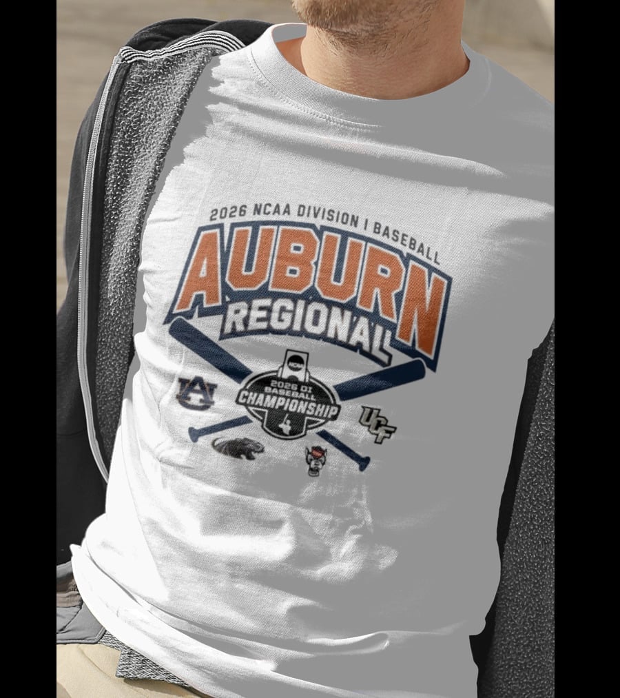 2026 NCAA Division I Baseball Auburn Regional Championship T-Shirt