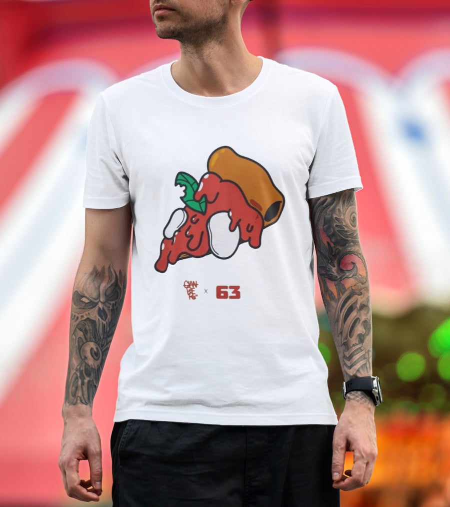 Francesco Bagnaia Ello 2026 X 63 Pizza T-Shirt