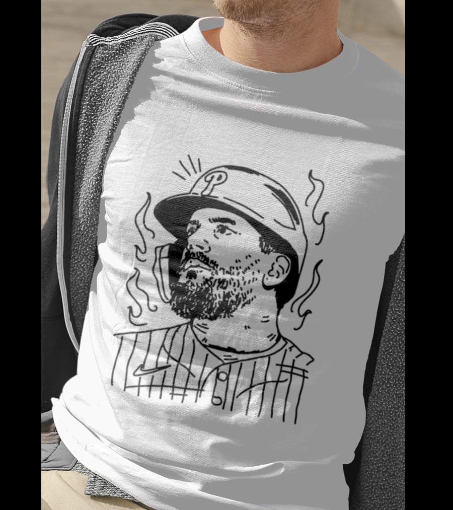 Kyle Phillies Sketch Ring The Bell T-Shirt