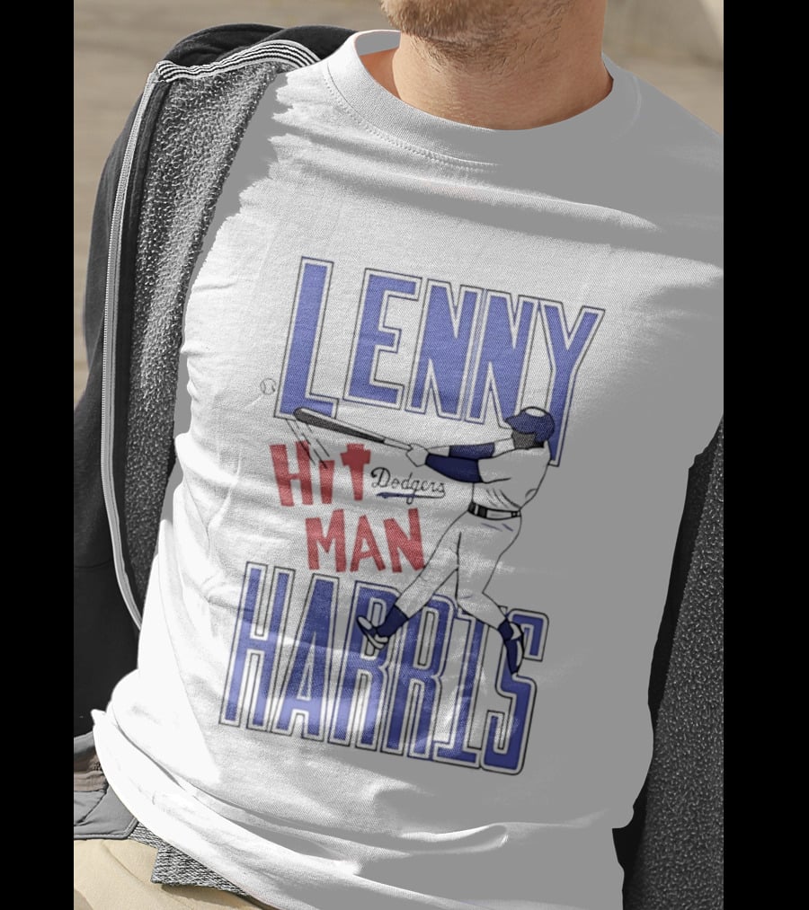 Lenny Harris Dodgers Hit Man Darryl Strawberry T-Shirt