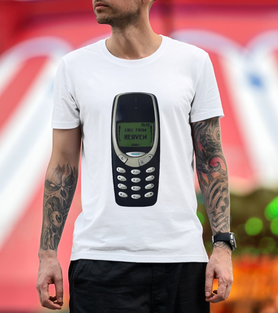 11:11 Call From Heaven Spirit Vintage Phone T-Shirt