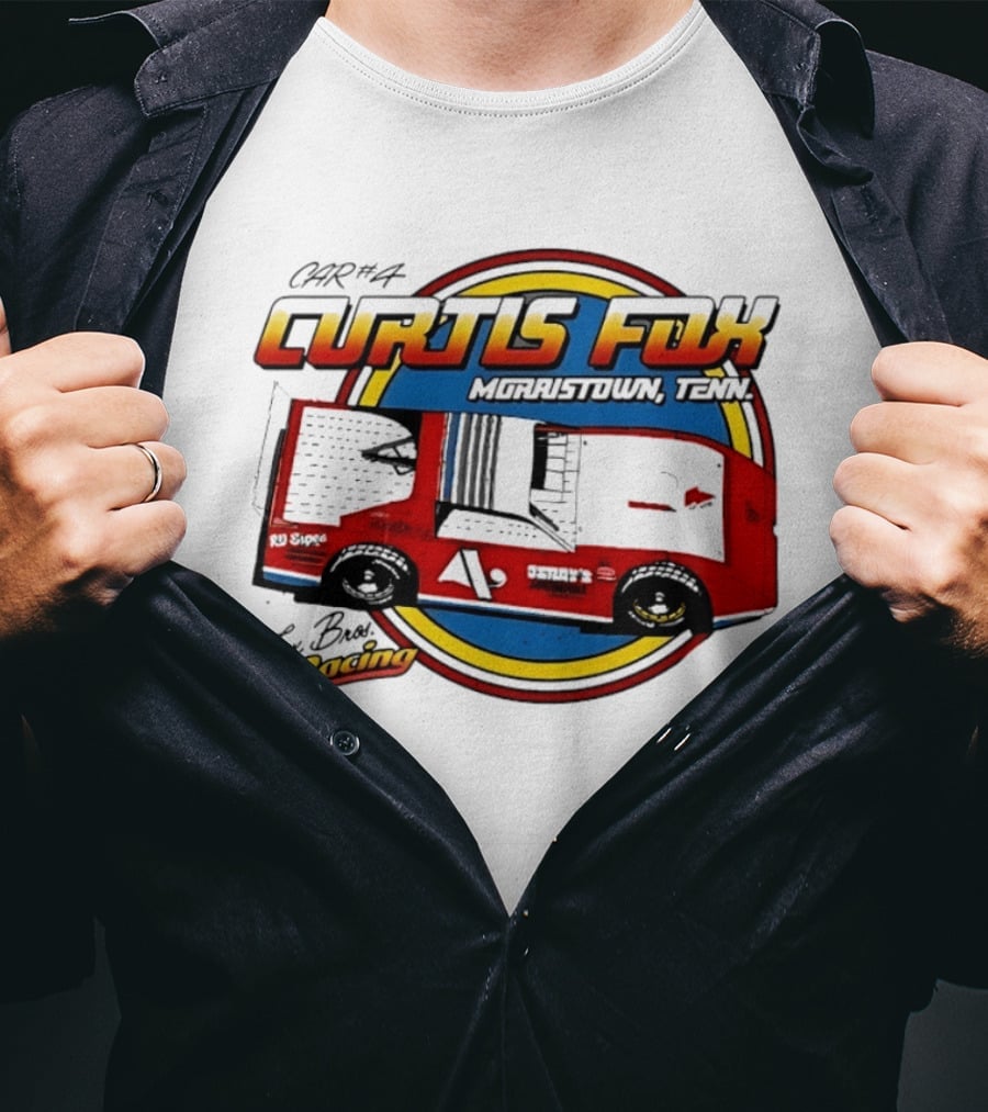 Curtis Fox Morristown Tennessee Fox Bros Racing Car No 4 T-Shirt