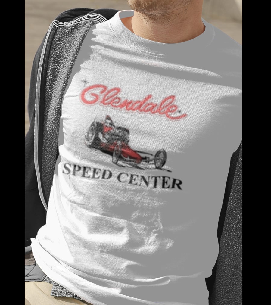 Glendale Speed Center Dragster Classic Racing T-Shirt