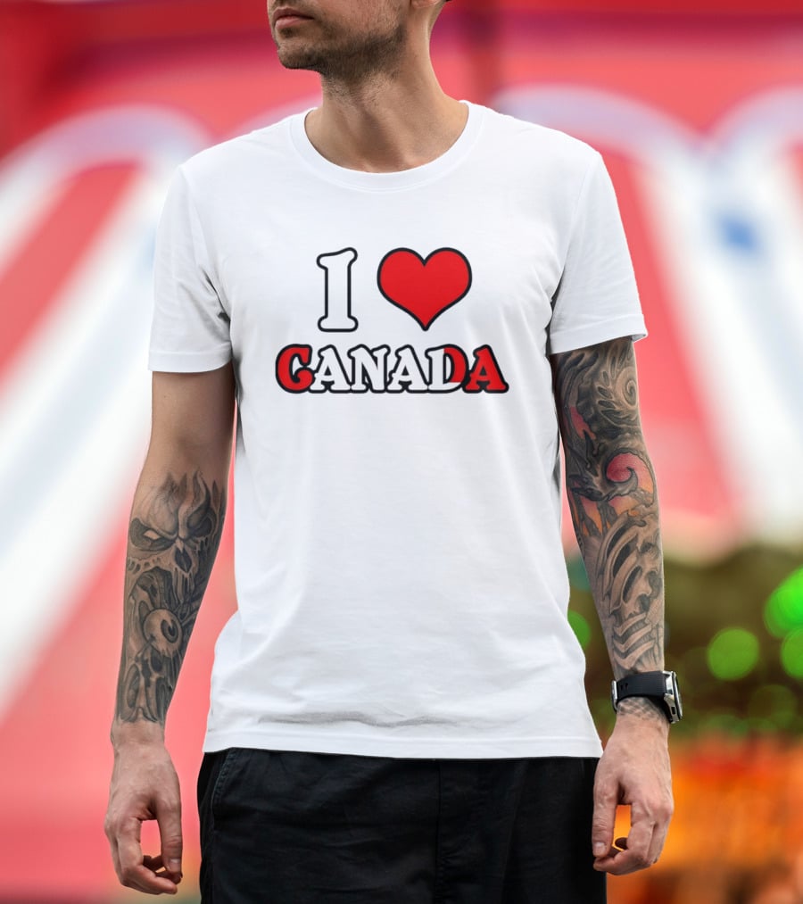 I Heart Canada Love T-Shirt