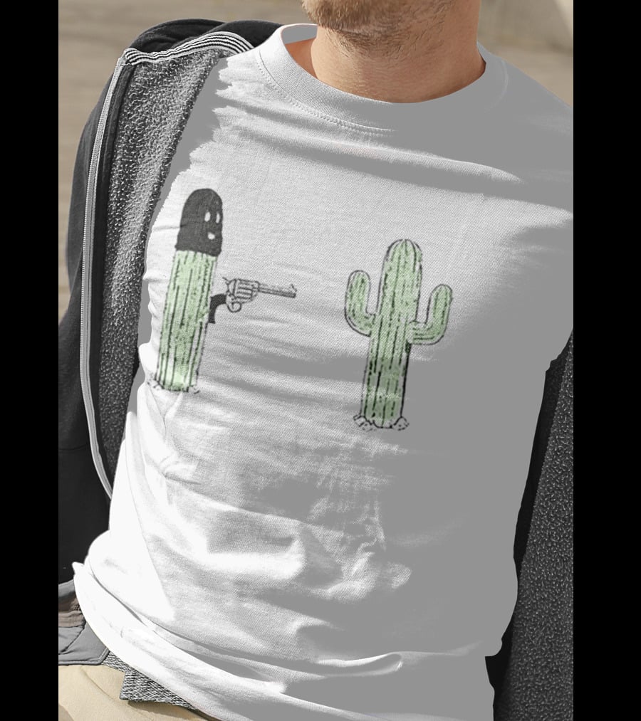 Phil Miller The Last Man On Earth Stick'em Up Cactus Duel T-Shirt