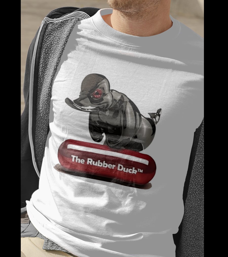 The Rubber Duck Black Chrome Collectible T-Shirt