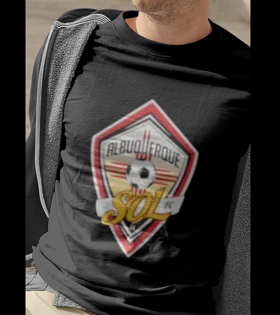 Albuquerque Sol FC Soccer Emblem 2026 Football T-Shirt