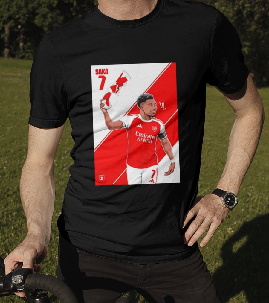Arsenal F.C. Bukayo Saka 7 Starboy Emirates Fly Better T-Shirt