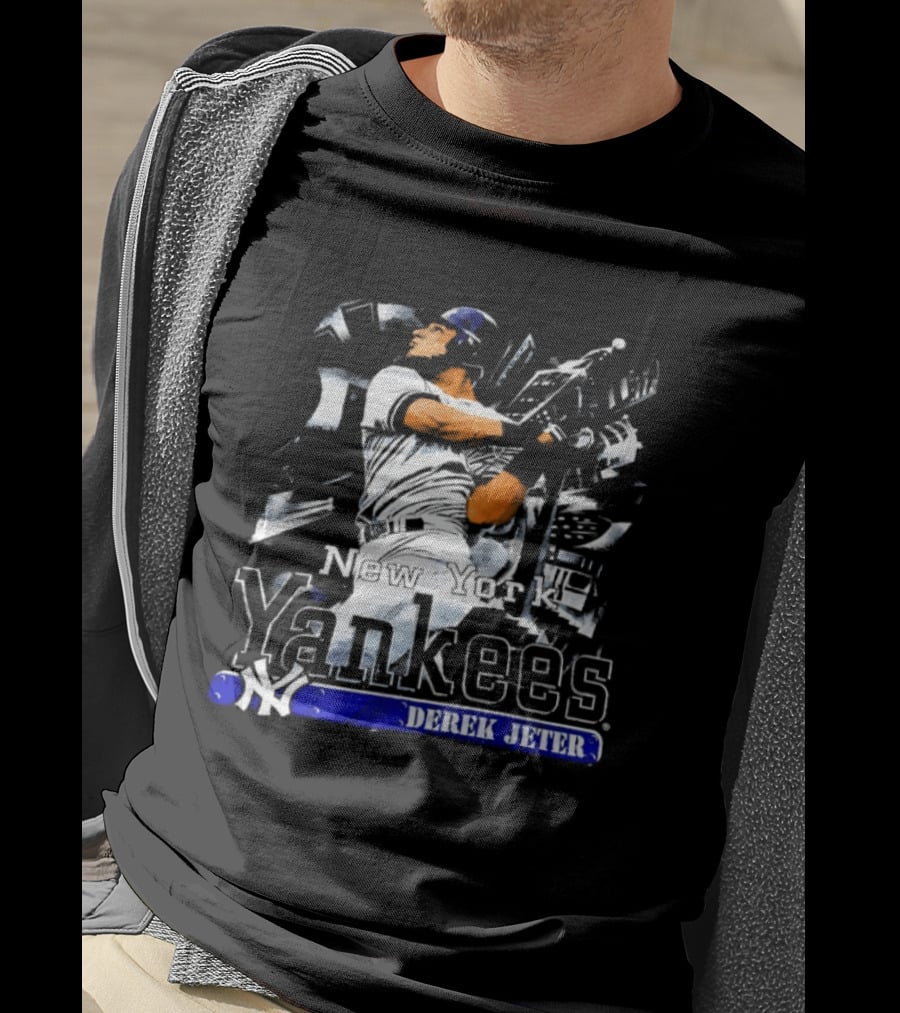 Yankees Derek Jeter Career Highlights New York Baseball Legend T-Shirt