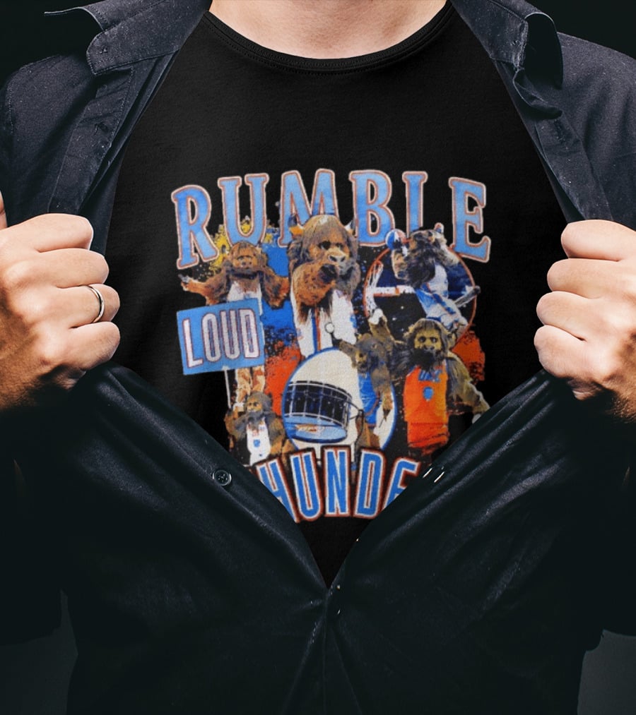 Rumble Loud Thunder Oklahoma City Crossroads T-Shirt