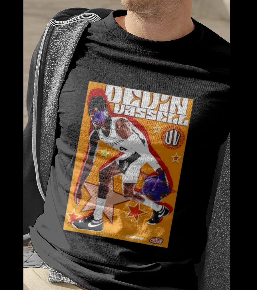 Devin Vassell San Antonio Spurs Basketball Star Orange T-Shirt