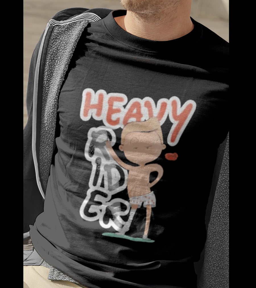 Srinivas Ganesh Heavy Rider Cartoon Character Comical Pose T-Shirt