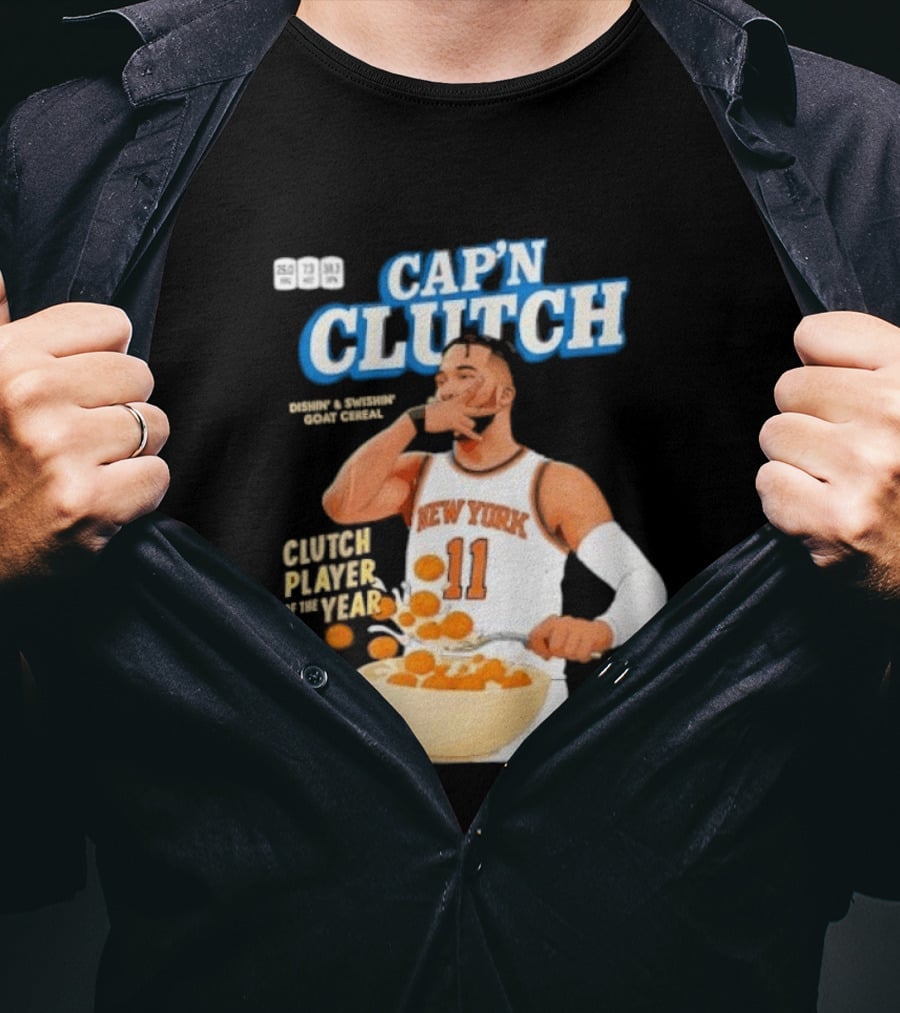 Cap'n Clutch New York Eleven Clutch Player Of The Year T-Shirt