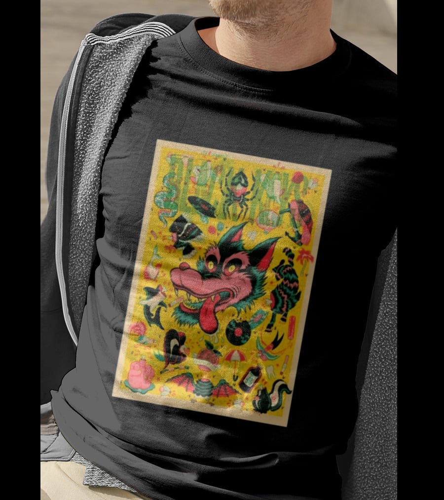 The Black Keys Carnation WA May 29 30 2026 Wolf Spider Vinyl Record T-Shirt