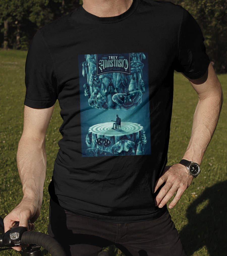 Trey Anastasio Acoustic Evening May 29 30 2022 Missoula MT Tour With Moths And Guitarist T-Shirt