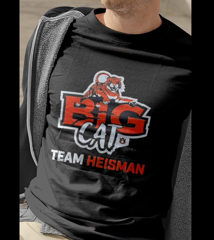 Auburn Big Cat Tiger Team Heisman T-Shirt