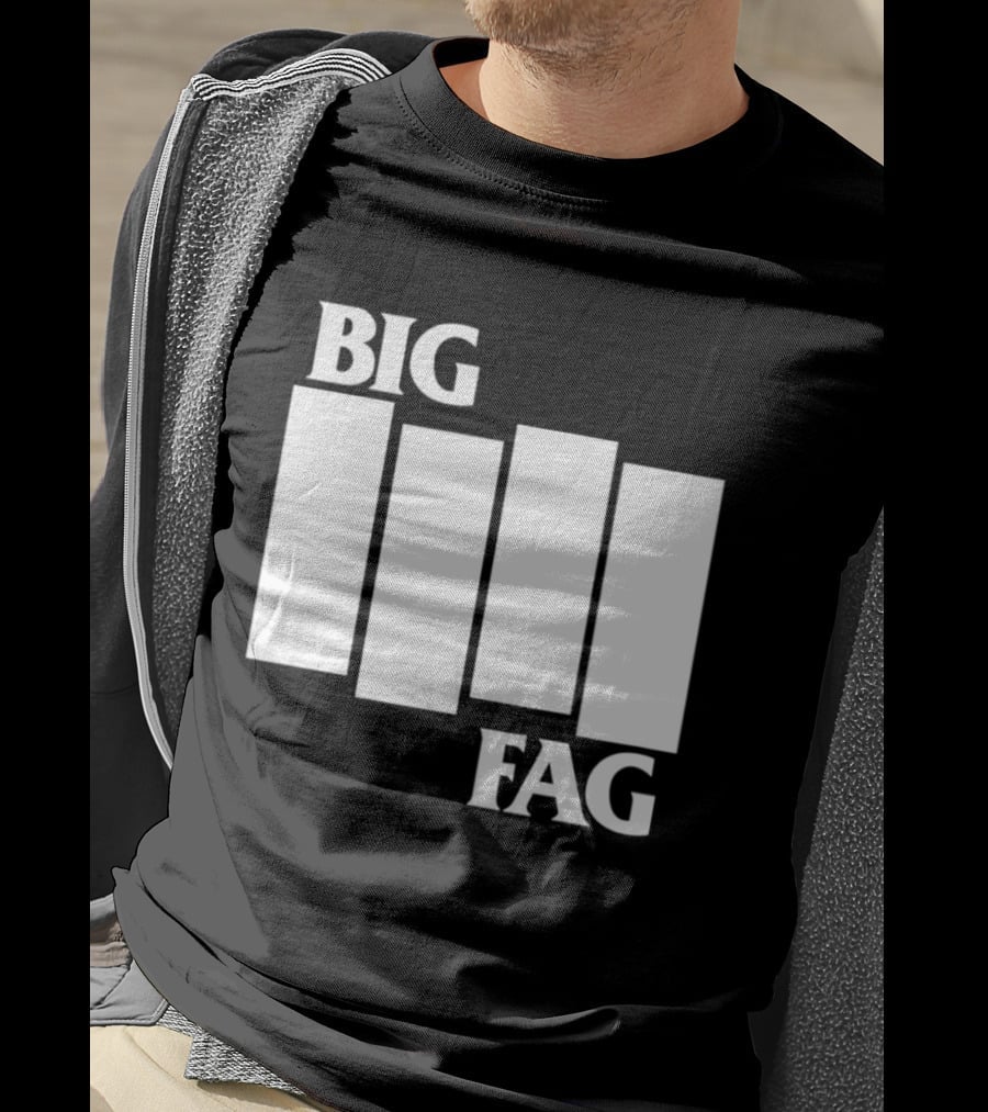 Big Fag Black Flag Bars 2026 T-Shirt