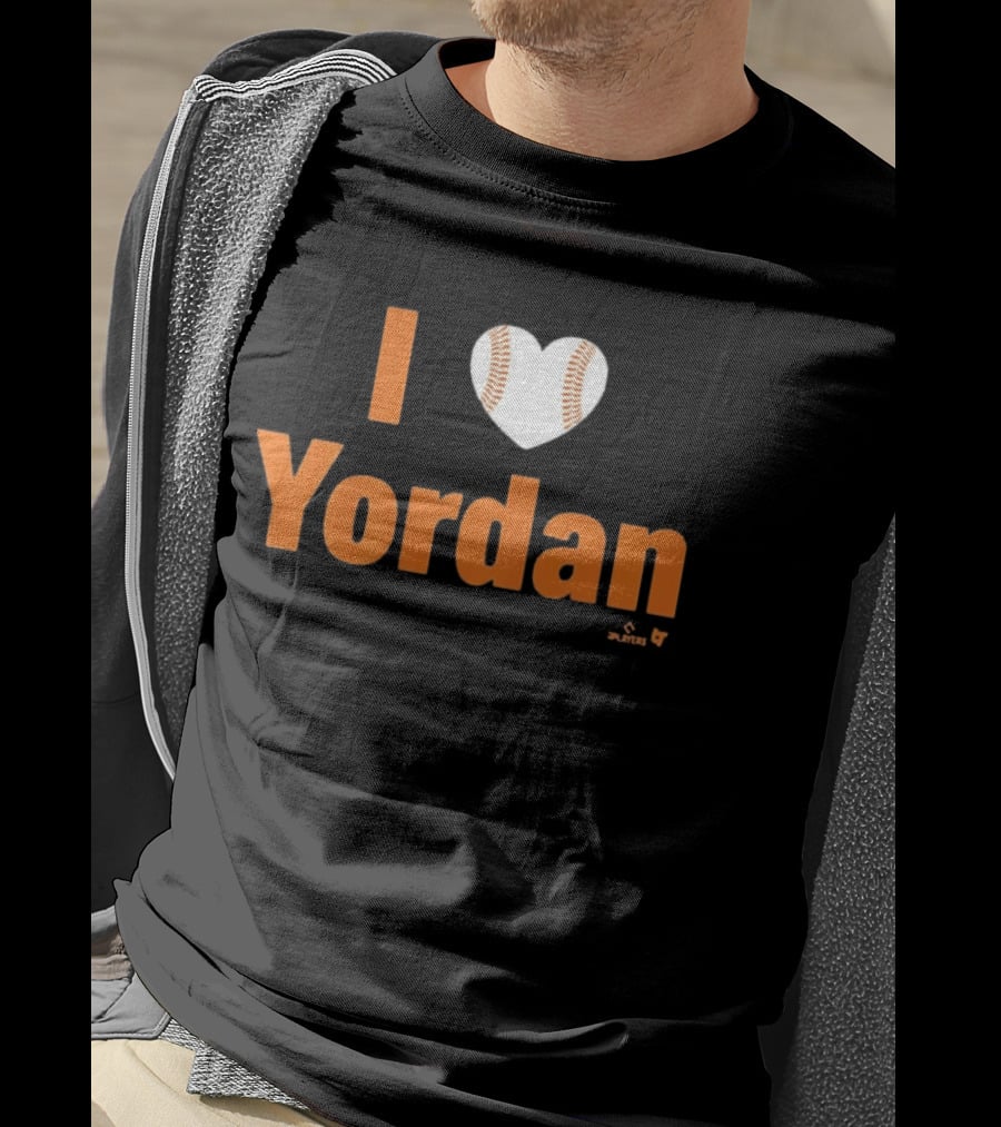 I Love Yordan Baseball Heartball T-Shirt