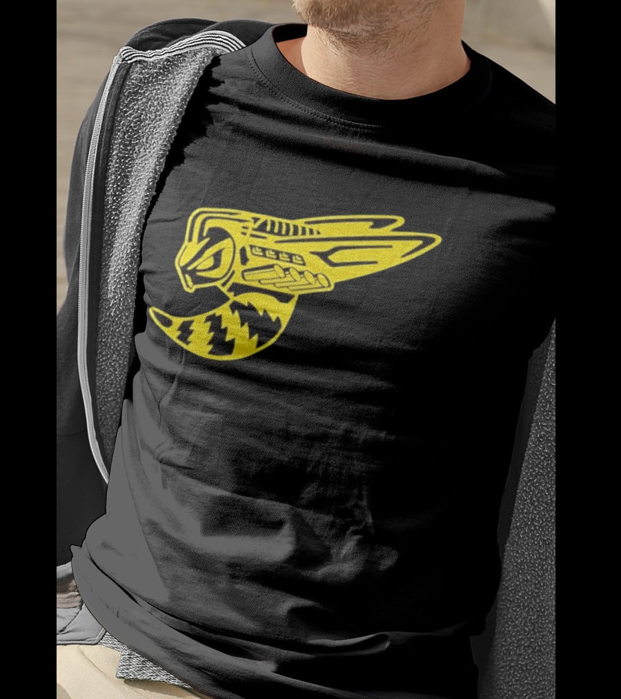 Supercharged Hornet Racing Style Yellow Black Hornet T-Shirt