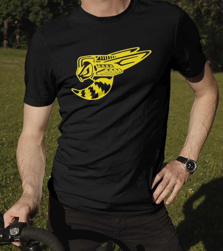 Supercharged Hornet Racing Style Yellow Black Hornet T-Shirt
