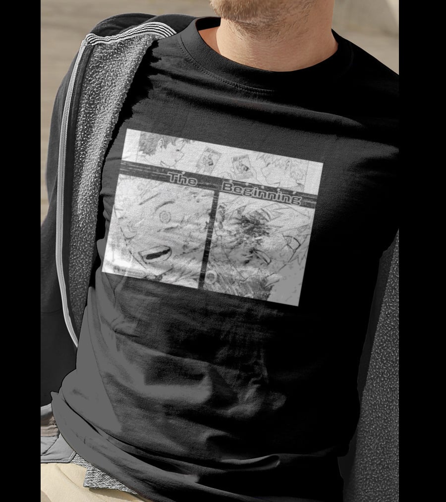 Izuku Midoriya Katsuki Bakugo All Might The Beginning My Hero Academia Manga Panel T-Shirt