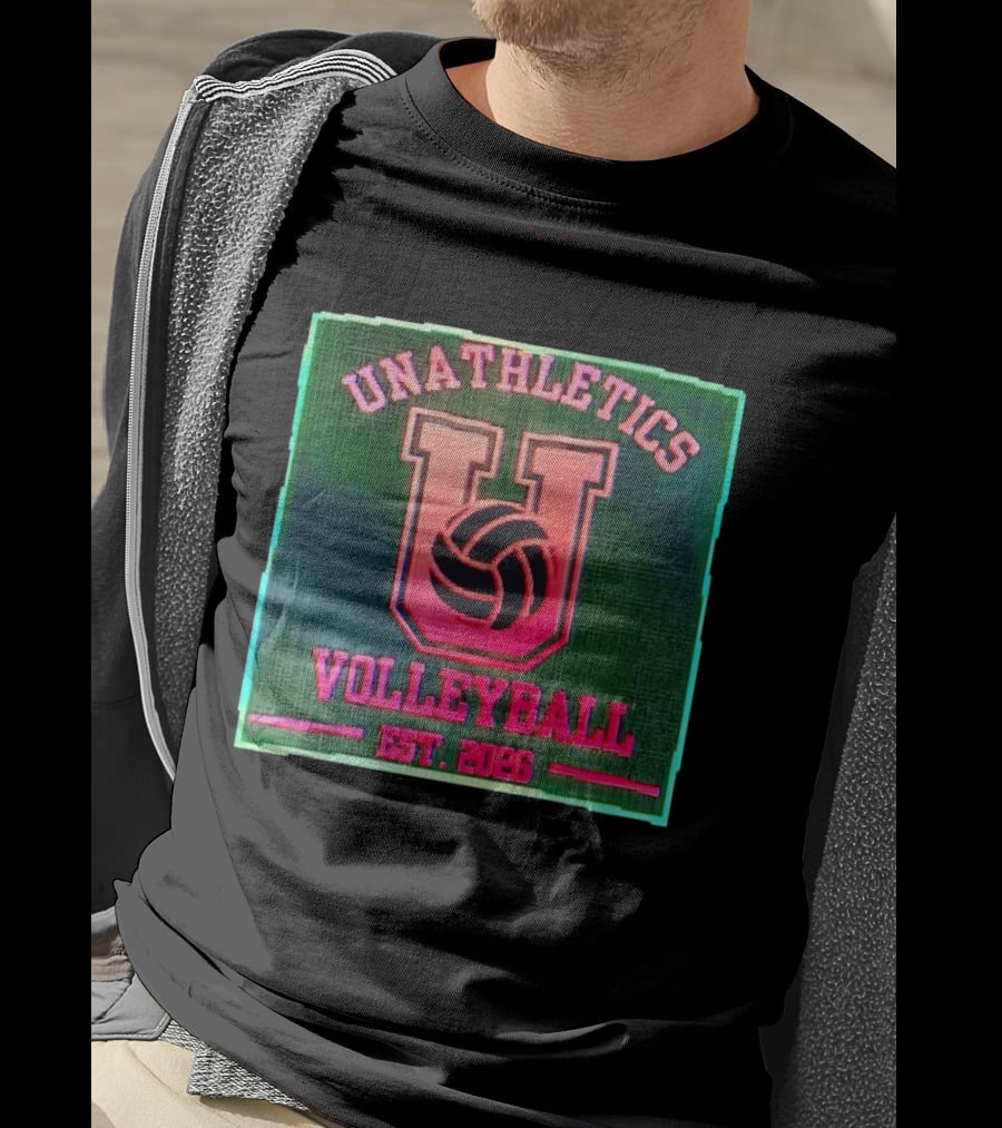 Unathletics U Volleyball Est. 2026 Retro Sportswear T-Shirt