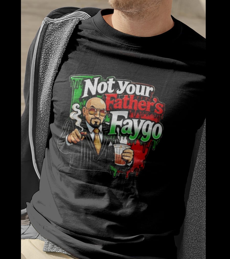 Not Your Father's Faygo Gangster Italian Flag Dripping T-Shirt