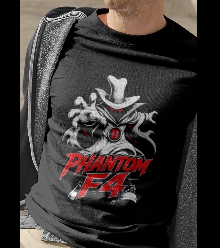 Phantom F4 Red Eyes Top Hat Cloaked Specter II T-Shirt