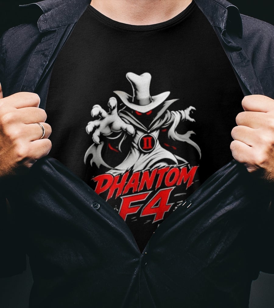 Phantom F4 Red Eyes Top Hat Cloaked Specter II T-Shirt